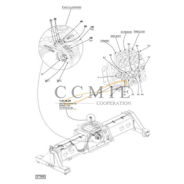 923976.2621 923934.0577 hydraulic attachment parts
