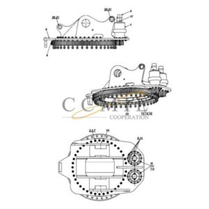 924015.0595 swivelling yoke 924015.0117 bearing Kalmar parts