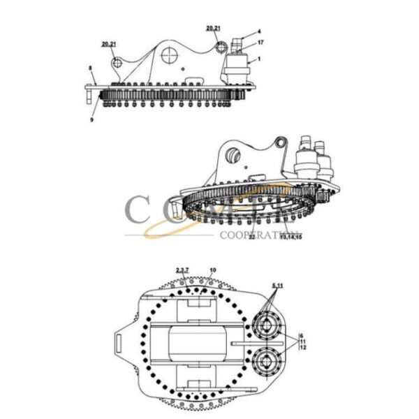 924015.0195 lock washer 923857.0070 bearing parts