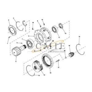 Kalmar 923705.0114 roll pin 923705.0569 screw rim parts