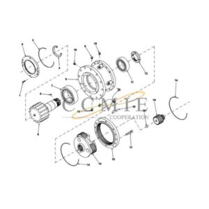 Kalmar 923349.0857 spacer 923349.0653 sunshaft parts