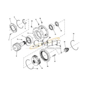 923853.0120 923853.0129 Kalmar gear clutch group parts