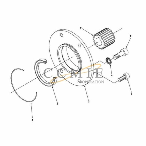 923941.0405 reach stacker O-ring Kalmar parts