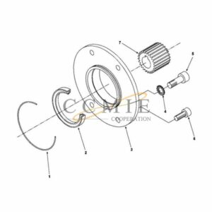 923941.0406 reach stacker shaft seal Kalmar parts
