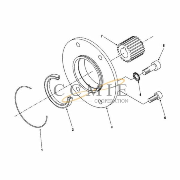 923941.0406 reach stacker shaft seal Kalmar parts