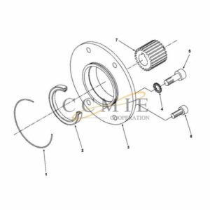 923941.0408 reach stacker spring washer Kalmar parts