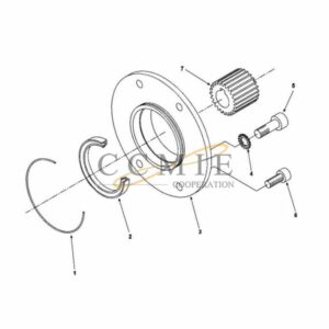 923941.0410 reach stacker screw Kalmar parts
