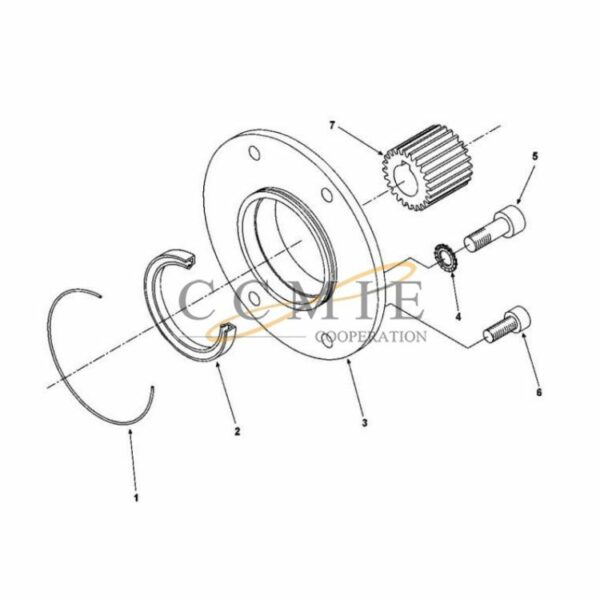 923941.0410 reach stacker screw Kalmar parts