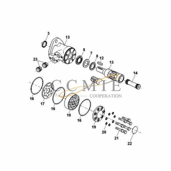 923764.0274 923855.0084 reach stacker shaft seal parts