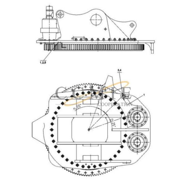 923942.0019 reach stacker stacker attachment module parts