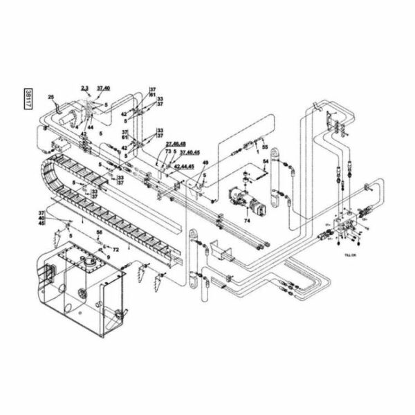 A51767.0300 A46137.0800 hydraulic frame top lift parts