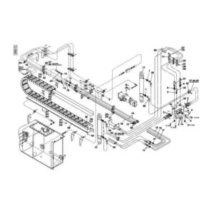 A40733.0200 A40736.0200 pipe reach stacker parts