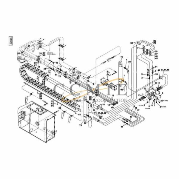 Kalmar A40088.0100 A40088.0200 cable groover parts