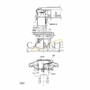 Kalmar 95023 clamp 99024 screw reach stacker parts