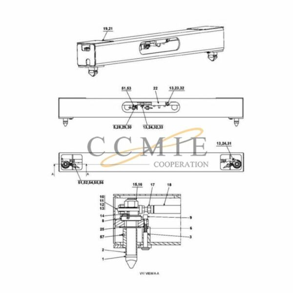 A30654.0100 plate 921477.0032 pressure spring parts
