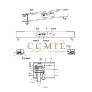 924015.0186 link bearing head 923828.0841 key parts