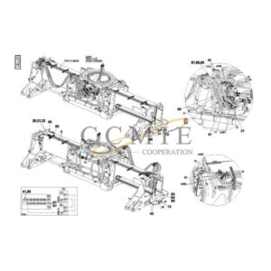 Kalmar 923855.1787 hydraulic hose parts