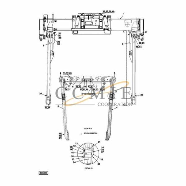 A27332.0100 damping ring 923855.1580 top lift parts