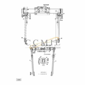 A22837.0200 spacer sleeve A22468.0100 shaft parts