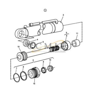 Kalmar A00300.0800 cylinder head reach stacker parts