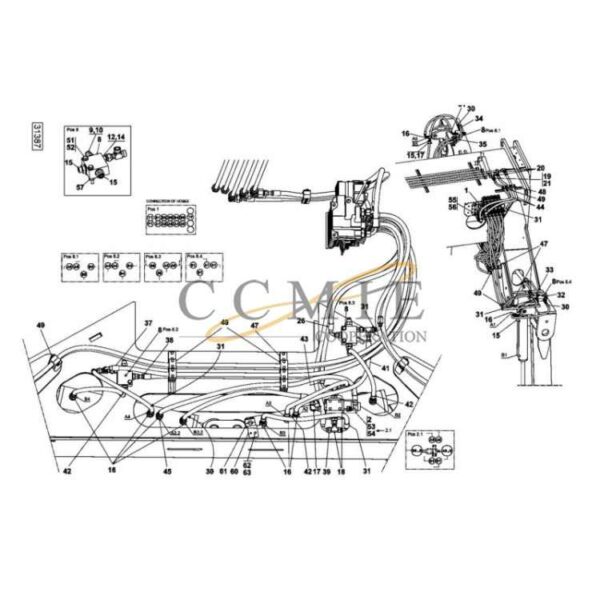 Kalmar 923828.0798 cover 923855.1344 adapter parts