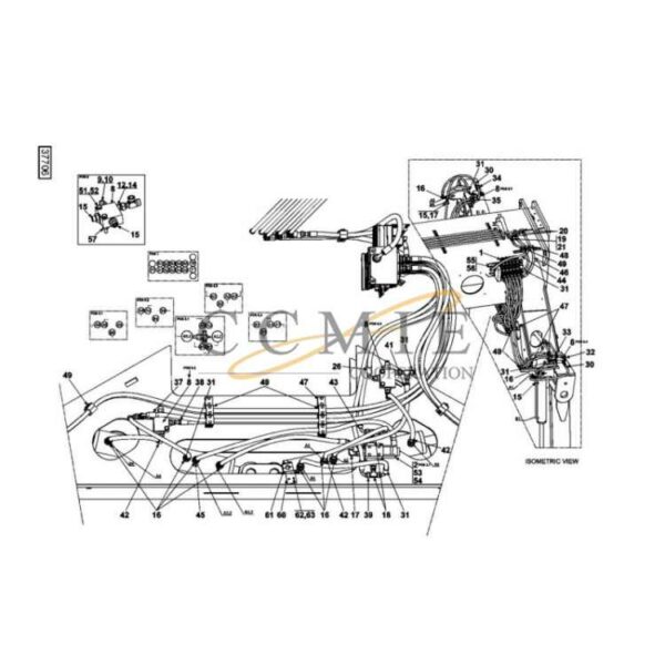 Kalmar 924015.0030 ear VL0530.0018 bracket parts
