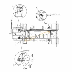 Kalmar A40902.0100 bracket reach stacker parts