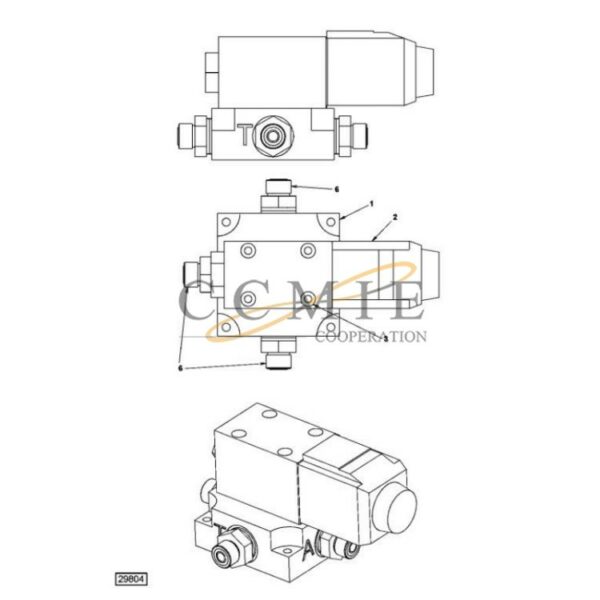 Kalmar 924015.0010 reach stacker through bolt kit parts