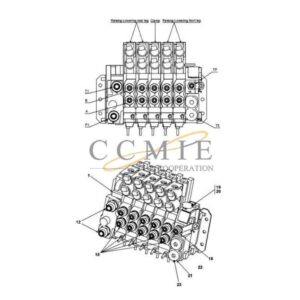 Kalmar 923711.0039 reach stacker control valve parts