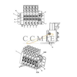 Kalmar 924015.0006 reach stacker plug parts