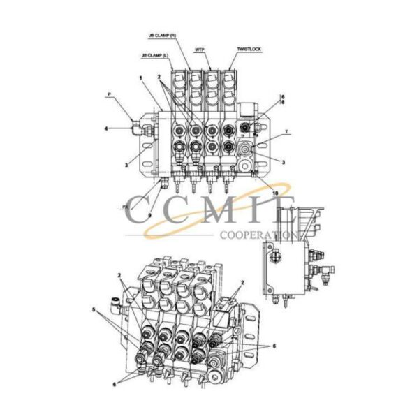Kalmar 924015.1120 reach stacker restriction parts