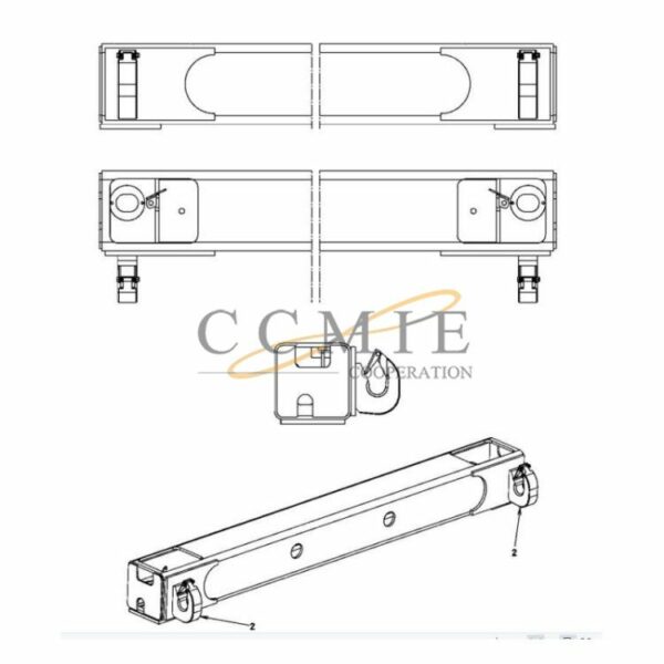 923855.1623 lifting hook reach stacker parts