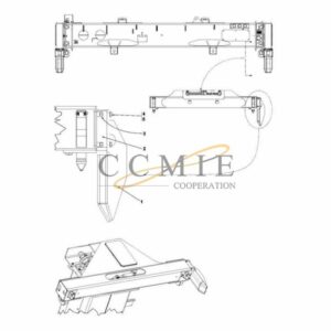 923942.0069 reach stacker container support parts