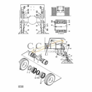 Kalmar 920981.0020 shim ring reach stacker parts