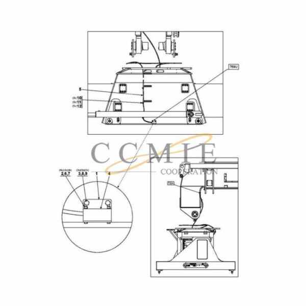Kalmar 923165.0003 reach stacker sensor parts