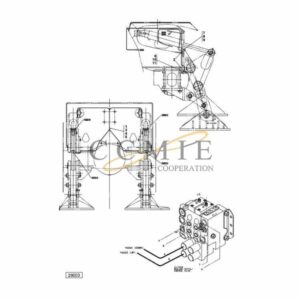 Kalmar A42606.0100 reach stacker cable unit parts