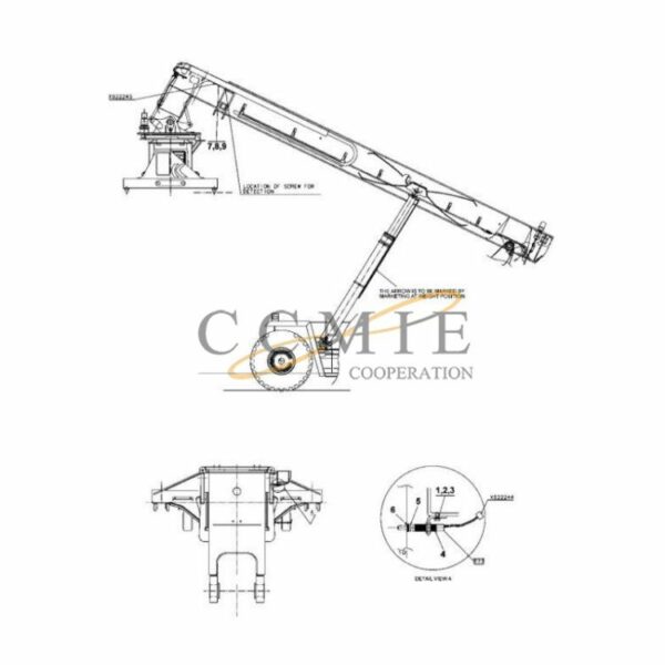 Kalmar A39496.0200 reach stacker sensor boom parts