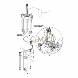 Kalmar A42952.0100 reach stacker extension parts