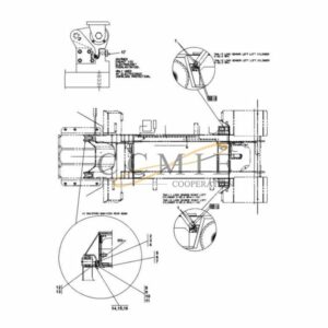 Kalmar A37551.0100 arm reach stacker parts